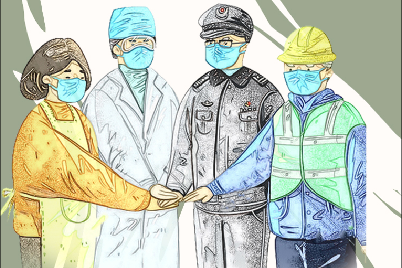 手繪長圖|甘肅戰(zhàn)“疫”故事，“硬核”之下的溫情