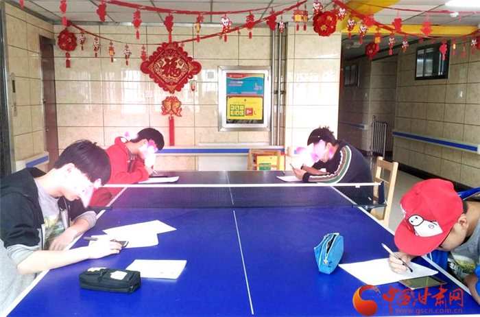 停課不?？?蘭州市兒童福利院組織初三學生首次線上月考 