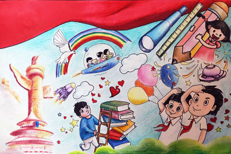 蘭州市第三屆青少年社會主義核心價值觀主題動漫設計作品征集評選展示（漫畫插畫 九）