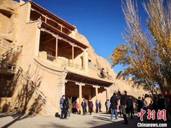 圖為敦煌莫高窟藏經(jīng)洞。(資料圖) 馮志軍 攝