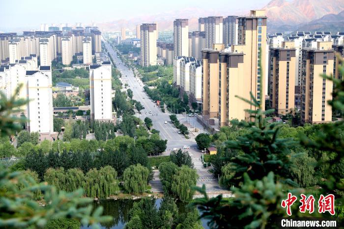 圖為樂都朝陽山片區(qū)。　薛蒂 攝