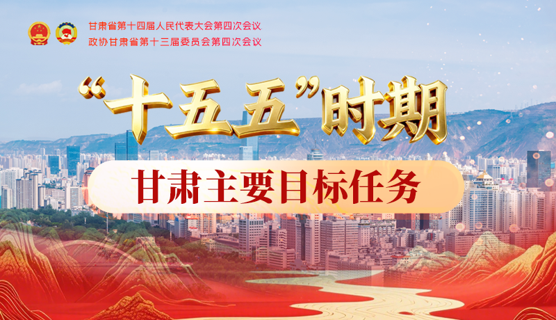 【聚焦2026甘肅兩會(huì)】圖解| “十五五”時(shí)期甘肅主要目標(biāo)任務(wù)
