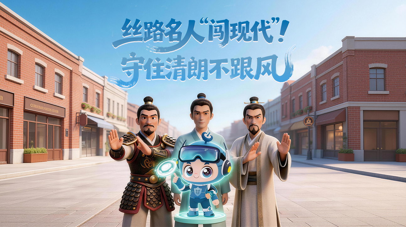 AI短視頻|絲路名人“闖現(xiàn)代”!守住清朗不跟風