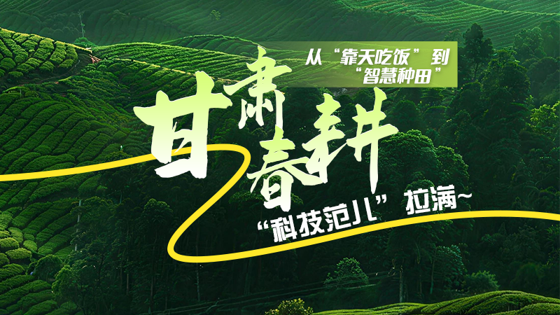 長(zhǎng)圖|從“靠天吃飯”到“智慧種田”，甘肅春耕“科技范兒”拉滿